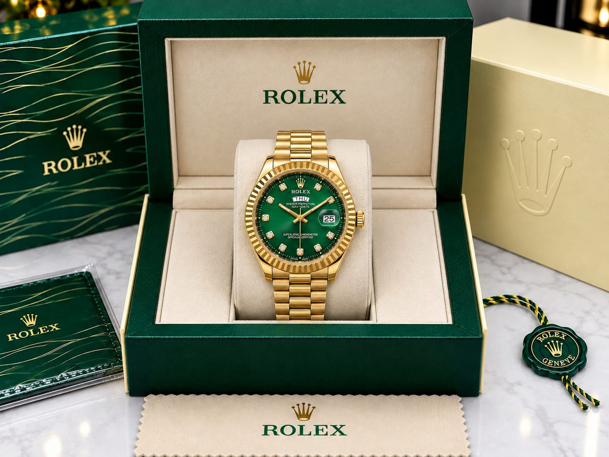 LUXURY MEN'S WATCH (GREEN DIAL)