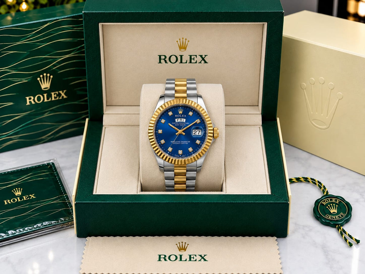 LUXURY MEN'S WATCH (BLUE DIAL)